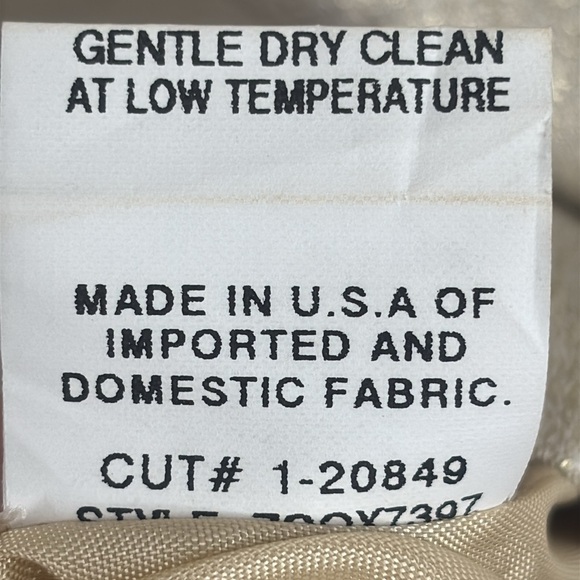 David Meister Womens Gold Metallic Embellished Ruffle Strapless Dress Size 6 - Picture 8 of 8